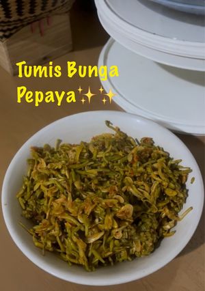 Foto resep Tumis Bunga Pepaya