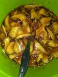 Manisan mangga petis madura..