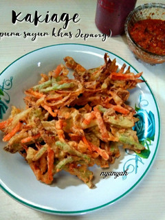 Foto resep Kakiage (tempura sayur khas Jepang 🇯🇵)