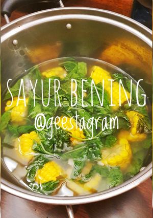 Foto resep #77 Sayur Bening Bayam Jagung