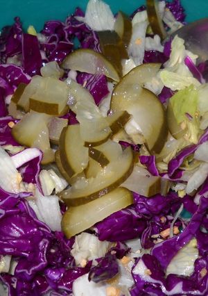 Una foto de Jengibre con ensalada