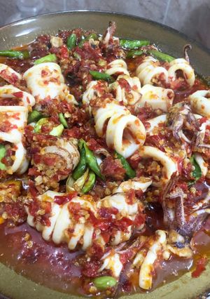 Foto resep Oseng Cumi Pete Balado 🤤