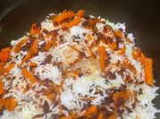 A picture of thin sliced chicken breast and rice recipe