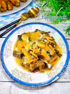 Foto resep Beef Tangsuyuk (탕수육)
