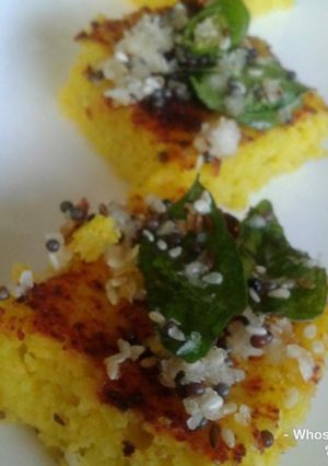 A picture of Whosayna’s Dhokra.