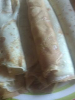 Una foto de Panqueques con manjar