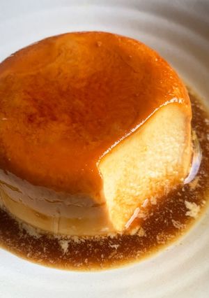 A picture of Microwave Mascarpone Creme Caramel.