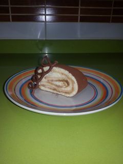 Una foto de Rollo de tiramisú con thermomix