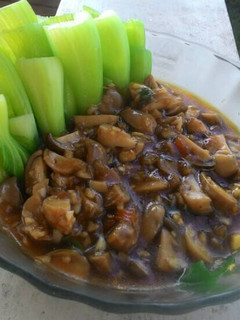 Foto resep Pokcoy Siram Saus Jamur