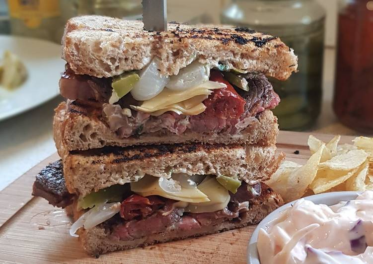 Simple Way to Prepare Speedy Rump Steak Sandwich