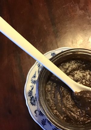 A picture of California Farm Black Turtle Bean Garlic Paste and Pasta.