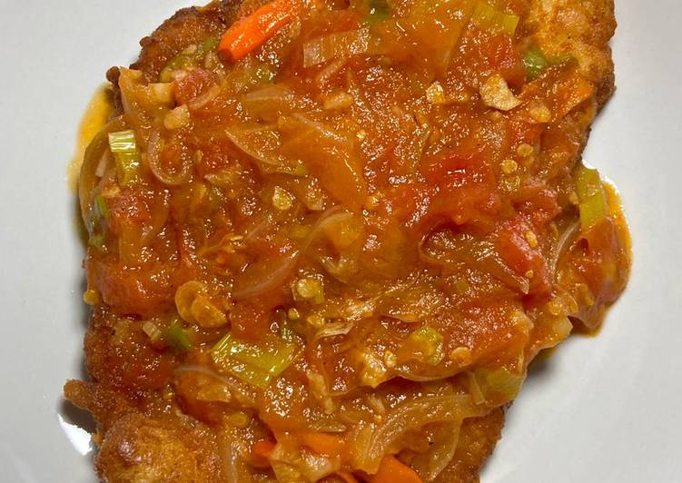 Resep Dori asam manis | Langkah Membuat Dori asam manis Yang Lezat