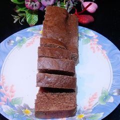 Eggless chocolate wheat cake A picture of Eggless chocolate wheat cake.