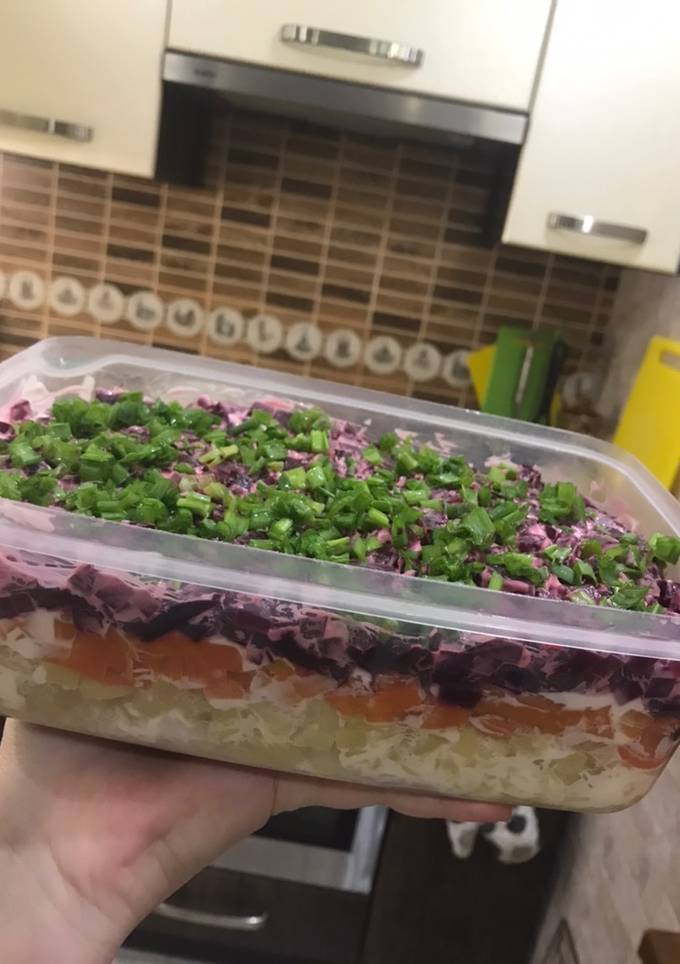 Шуба кубиками