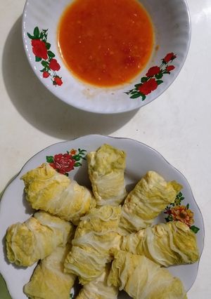 Foto resep Roll Sawi Isi Ayam
