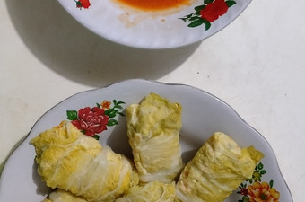 Cara Gampang Membuat Roll Sawi Isi Ayam Anti Gagal