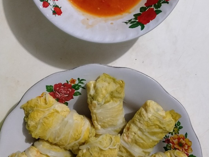 Cara Gampang Membuat Roll Sawi Isi Ayam Anti Gagal