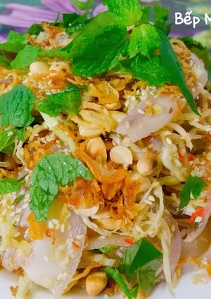 Hình của món Gỏi bắp chuối mui heo.