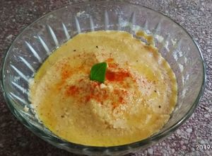 Una foto de Hummus de garbanzo