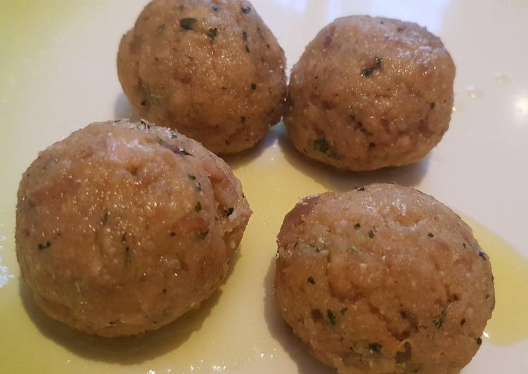 Polpette al tonno fit gluten free