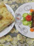 Karelay Gosht. and Roti