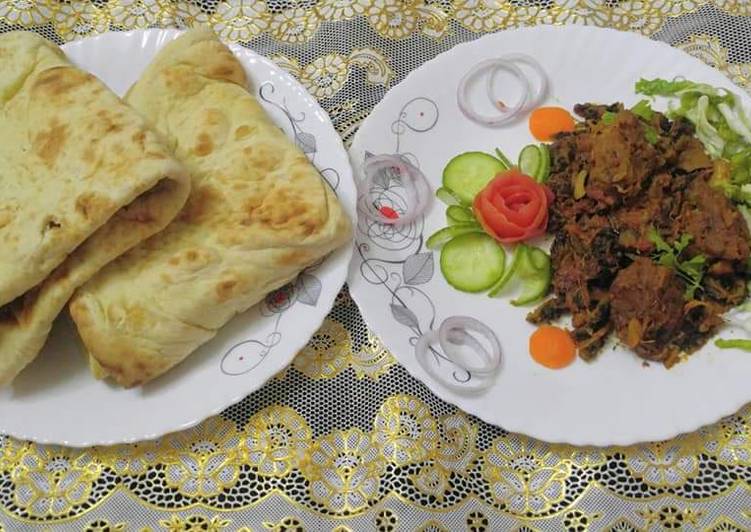 Recipe of Delicious Karelay Gosht. and Roti