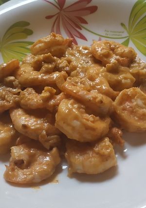 Foto resep Udang saos telur asin