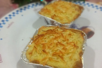Cara Bikin Kentang schotel panggang isi ayam kari Irit Anti Gagal