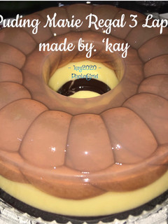 Foto resep Puding Marie Regal 3 Lapis