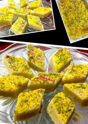 عکسی از دستور حلوای نارگیل