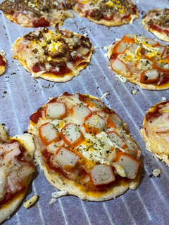 Una foto de Mini pizzas de sabores