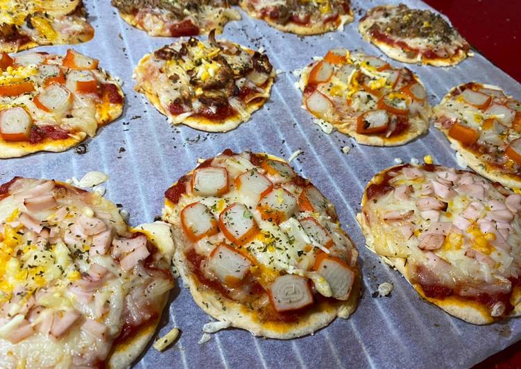 Mini pizzas de sabores
