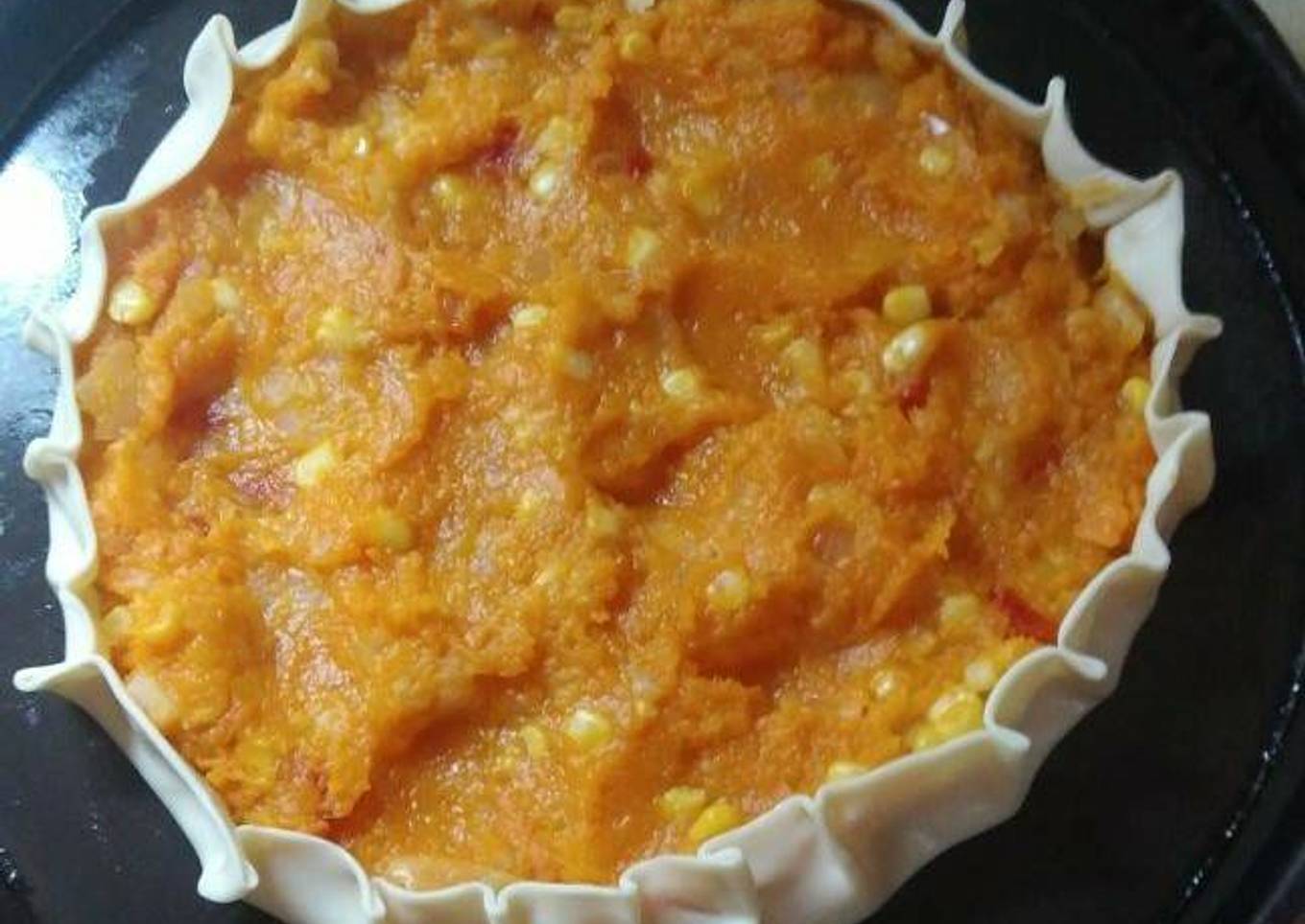 Tarta de calabaza y choclo!