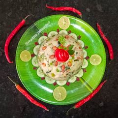 Vegetable Rava Upma A picture of Vegetable Rava Upma.