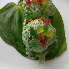 A picture of Paan ice cream.