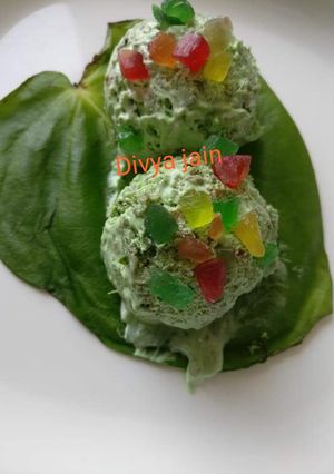 A picture of Paan ice cream.
