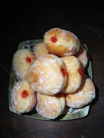 Easy Steps to Make Donat Bomboloni | Tepung pro sedang the Can Spoil the Tongue Makes you drool