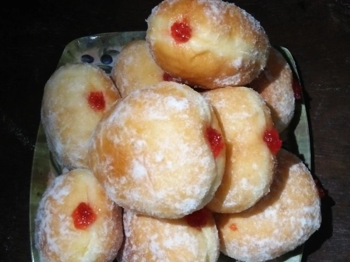 Easy Steps to Make Recipes Donat Bomboloni | Tepung pro sedang the Can Spoil the Tongue Make You Drink.