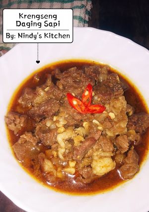 Foto resep Krengseng Daging Sapi Bumbu Siap Masak