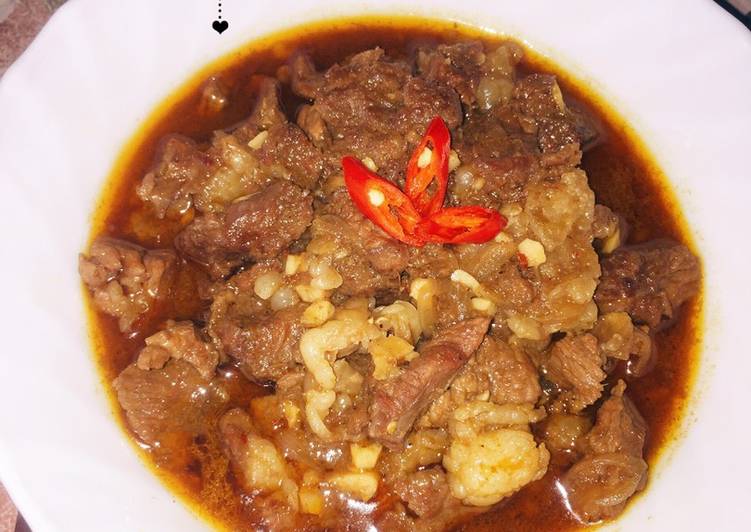 Krengseng Daging Sapi Bumbu Siap Masak