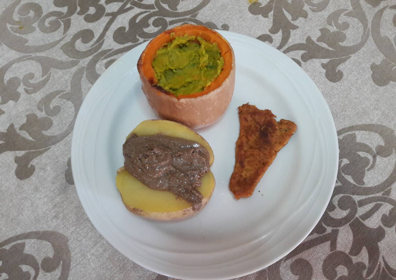 "Chuletón y patatas de la serie Mad Men" vegano