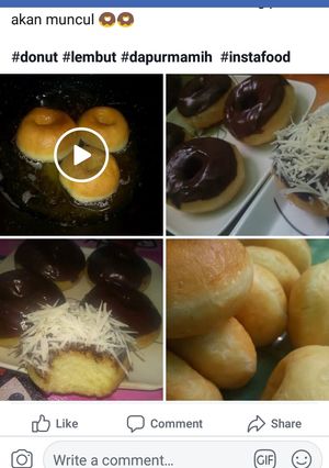 Foto resep Donut tanpa kentang, lembut dan empuk enak