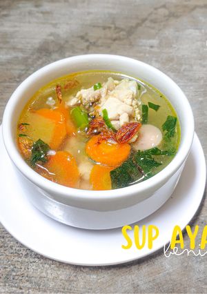 Foto resep 24. Sup Ayam Bening, Tanpa Bumbu Ulek