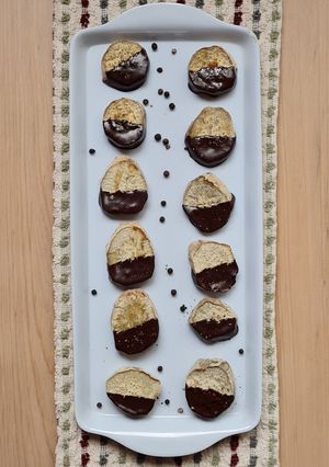 Una foto de Batatas con chocolate a la pimienta ¡Cosas de alquimista! 🧙🏼‍♀