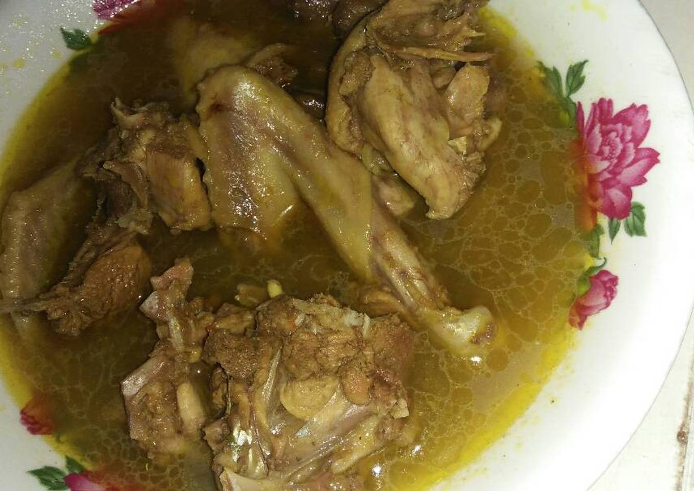 Bebek kuah ungkep pedas manis