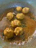 Tamarind side dish parupu urandai puli kozumbu