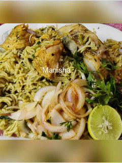 A picture of One Pot Chicken Biryani(Cooker biryani).