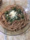 Spaghetti integral al pesto