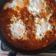 Shakshauka with a twist A picture of Shakshauka with a twist.
