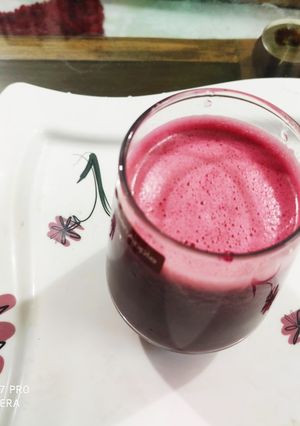 A picture of Healthy beetroot juice.